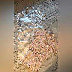 Stars Above Pastel Floral Pajama Top bundle